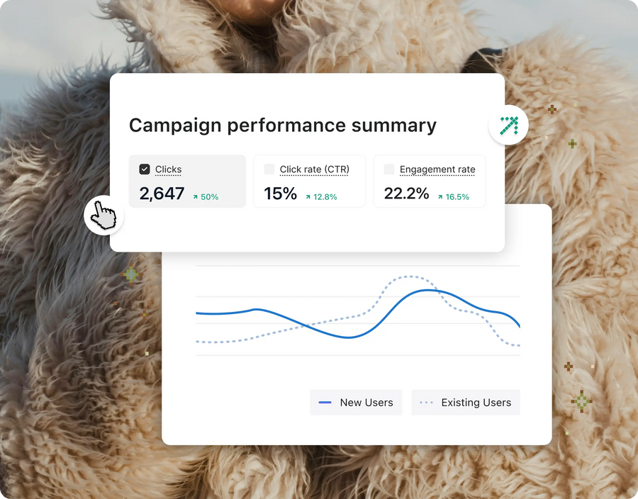 Track clicks, engagement, and user behavior in one view