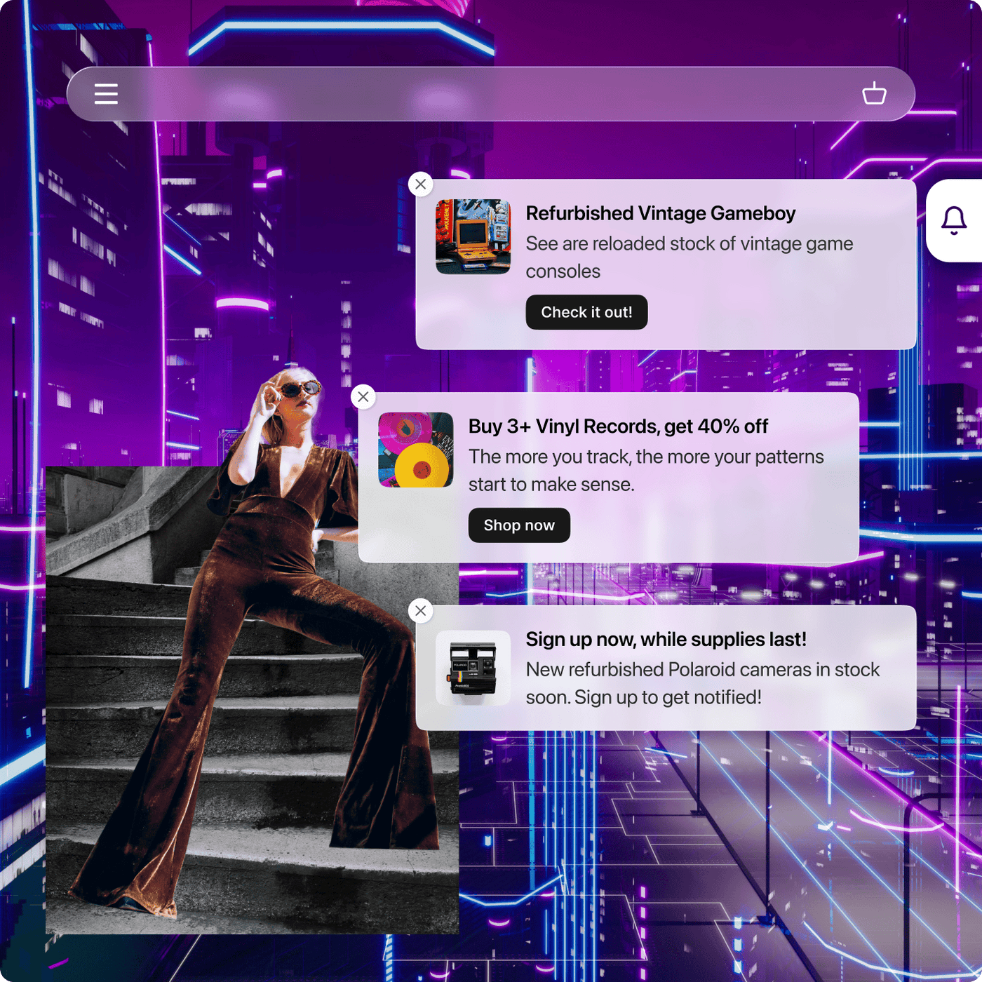 Show messages at the right moment