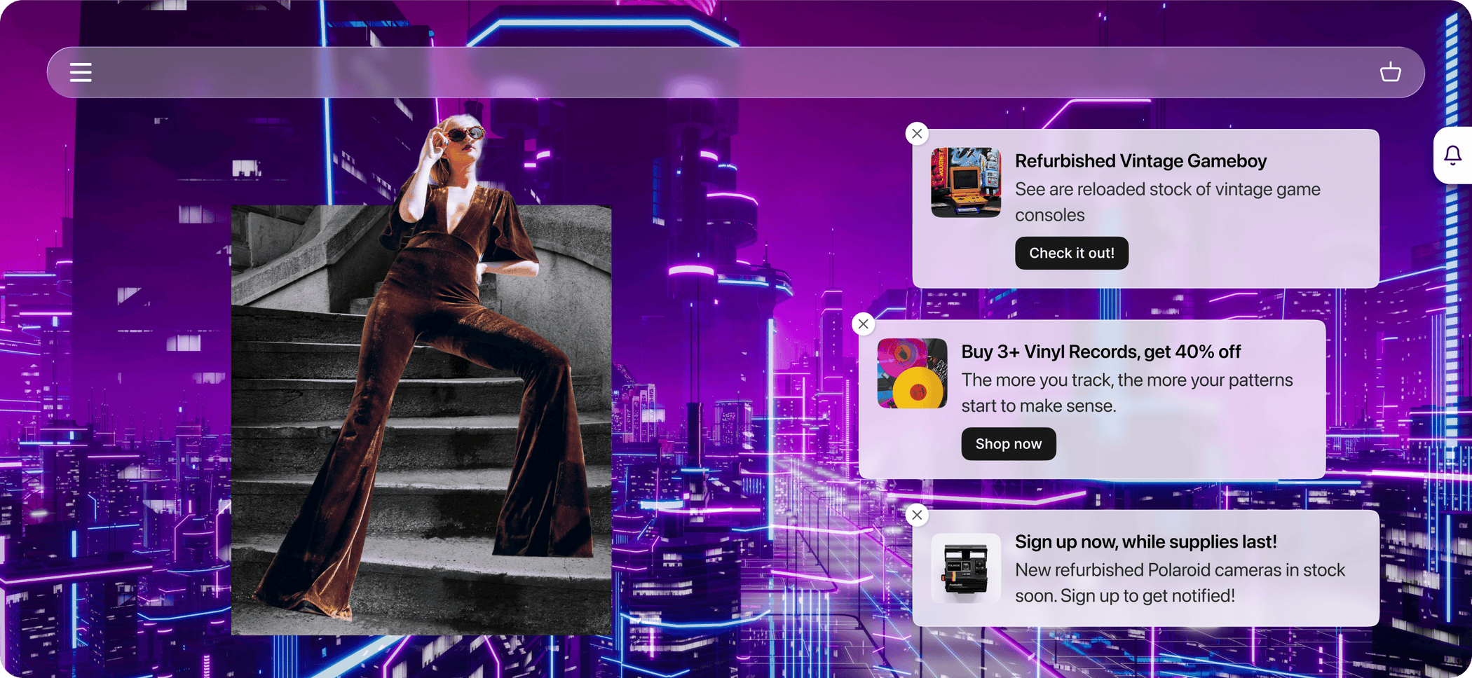 Show messages at the right moment