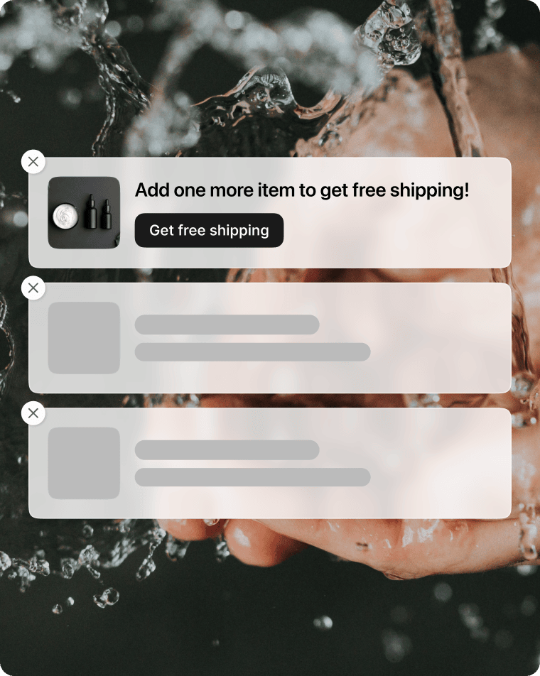 Reduce drop-off at key moments
