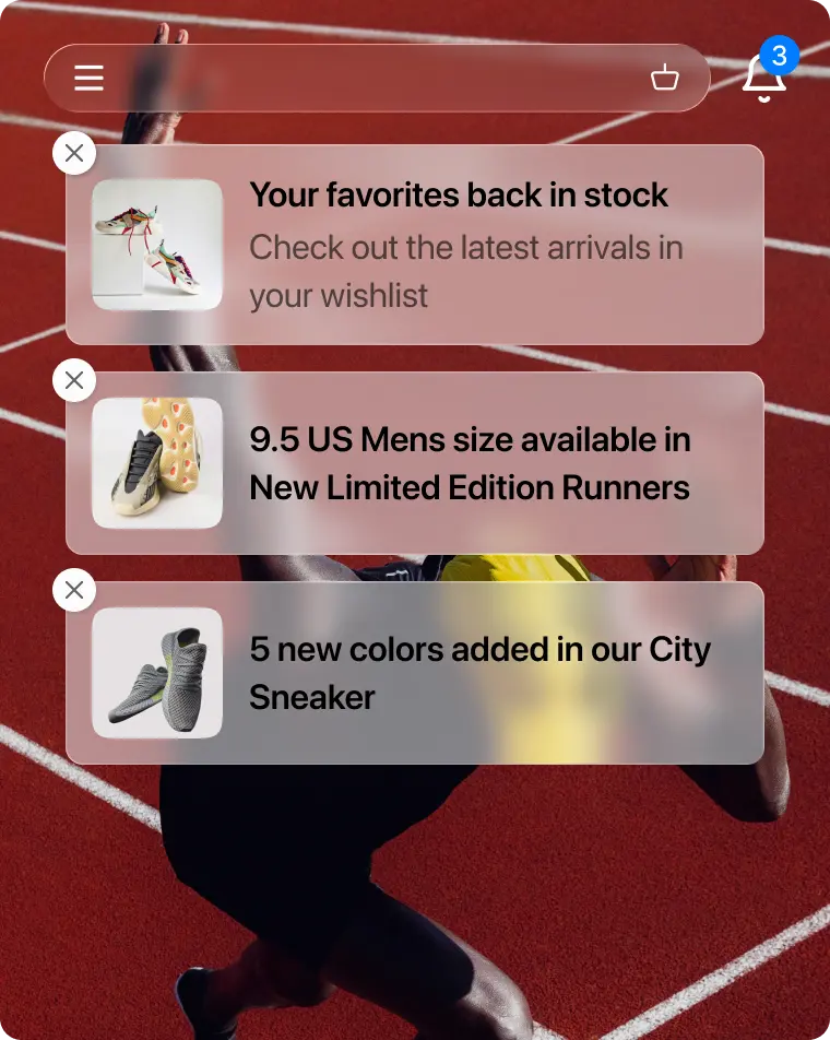 Recover lost sales with personalized stock alerts