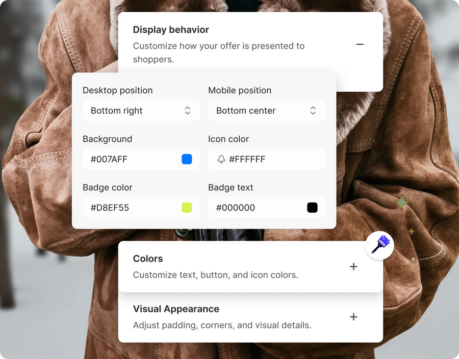 Design notifications that feel native to your store